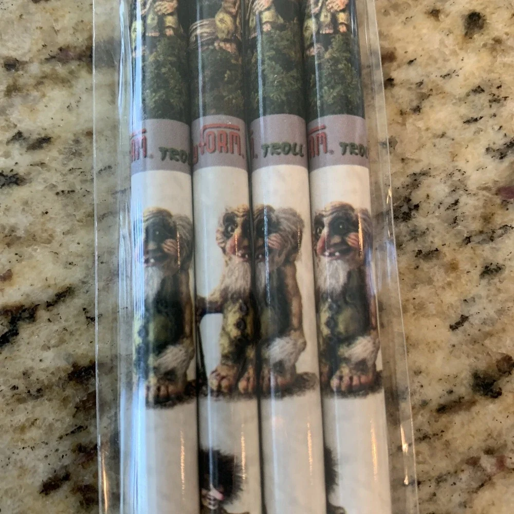 Ny‎ Form Norway Troll Pencils Package Of 4 New